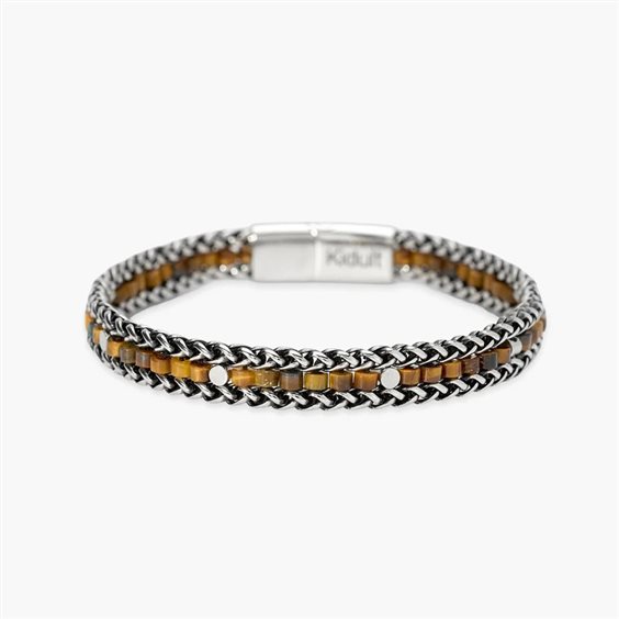 Bracciale Kidult Uomo Kidult Style Uomo in Acciaio chirurgico (316L) Occhio di tigre 831192 - 831192